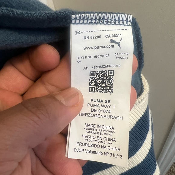 Puma men’s Letterman jacket size large - Picture 7 of 11